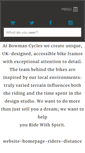 Mobile Screenshot of bowman-cycles.com